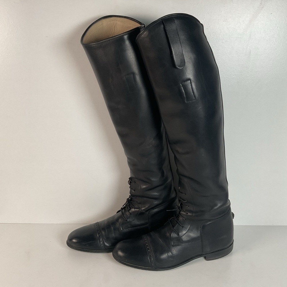 Der Dau Equestrian Riding Boots | Polo | Black Calf | Custom Made | Women’s 8.5